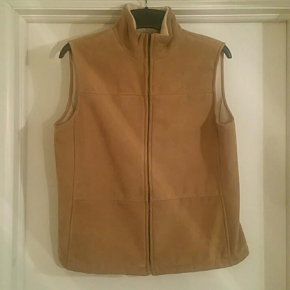 Faux suede vest [2]